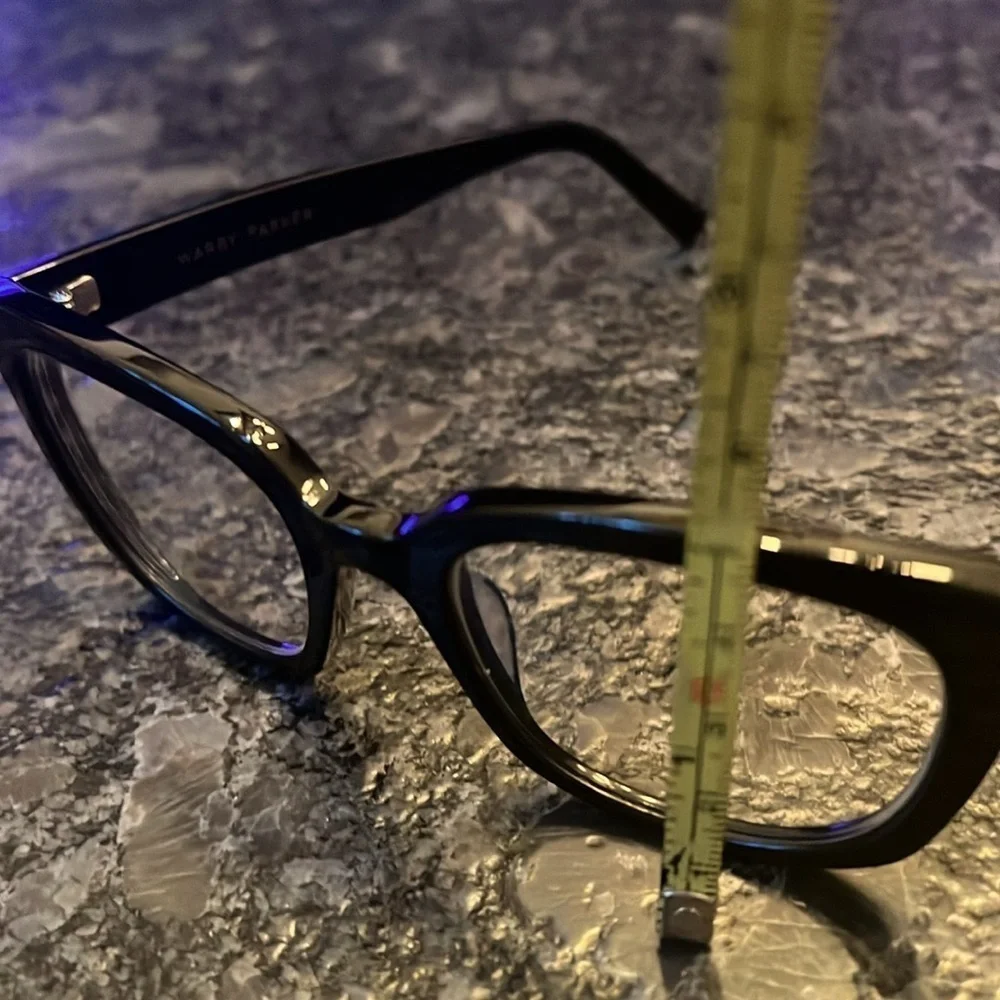 Warby Parker Aubrey Black Glasses N1100 51-19-142 Perfect Condition